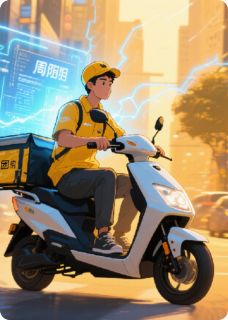 (抖音)外卖小哥的系统逆袭路 主角周阳王德发