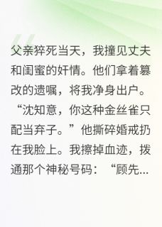 沈知意陆明哲顾砚深是哪部小说的主角 沈知意陆明哲顾砚深全文阅读